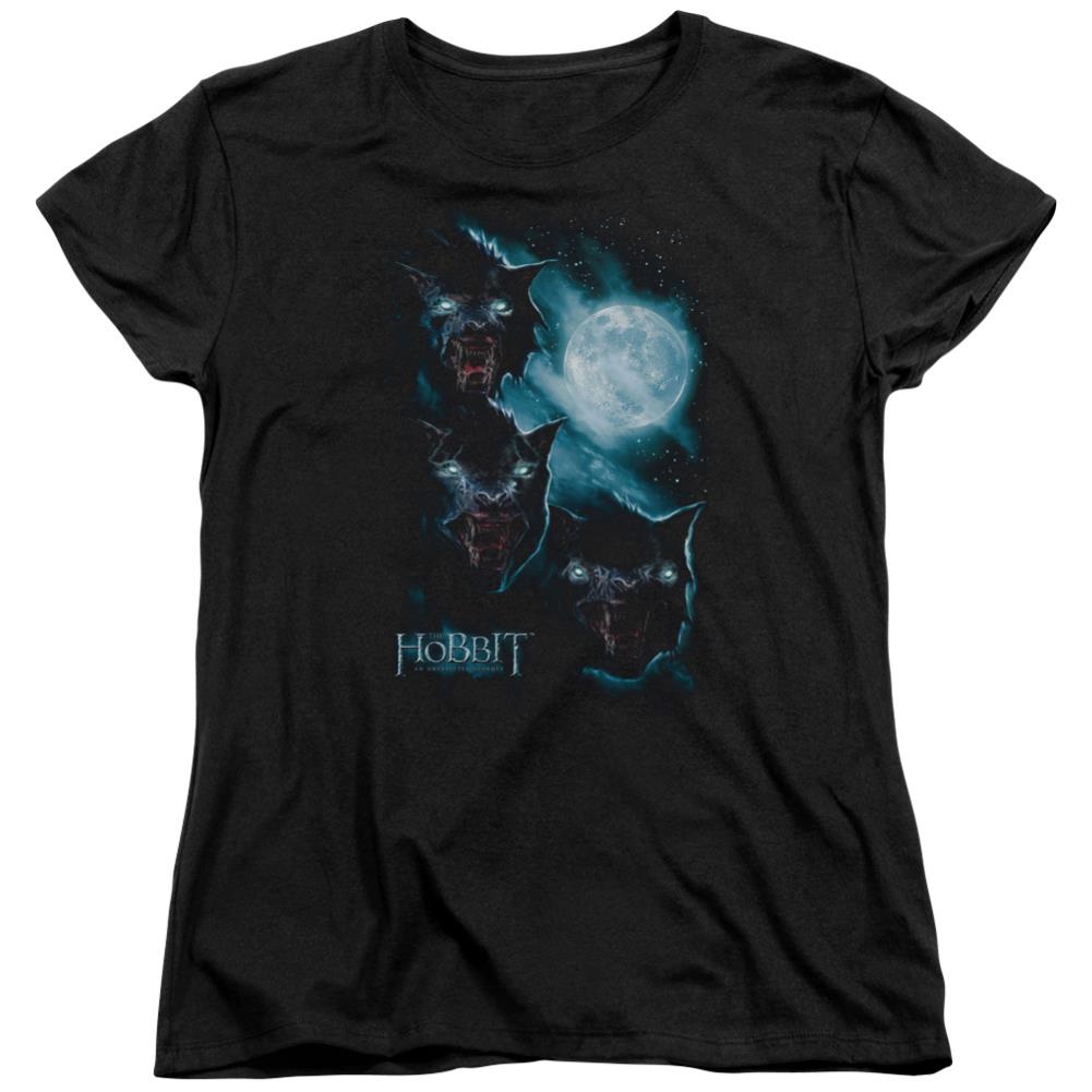 The Hobbit Three Warg Moon Women's 18/1 Cotton Short-Sleeve T-Shirt