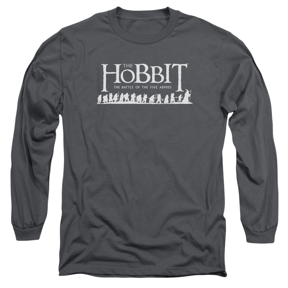 The Hobbit Walking Logo Men's 18/1 Cotton Long-Sleeve T-Shirt