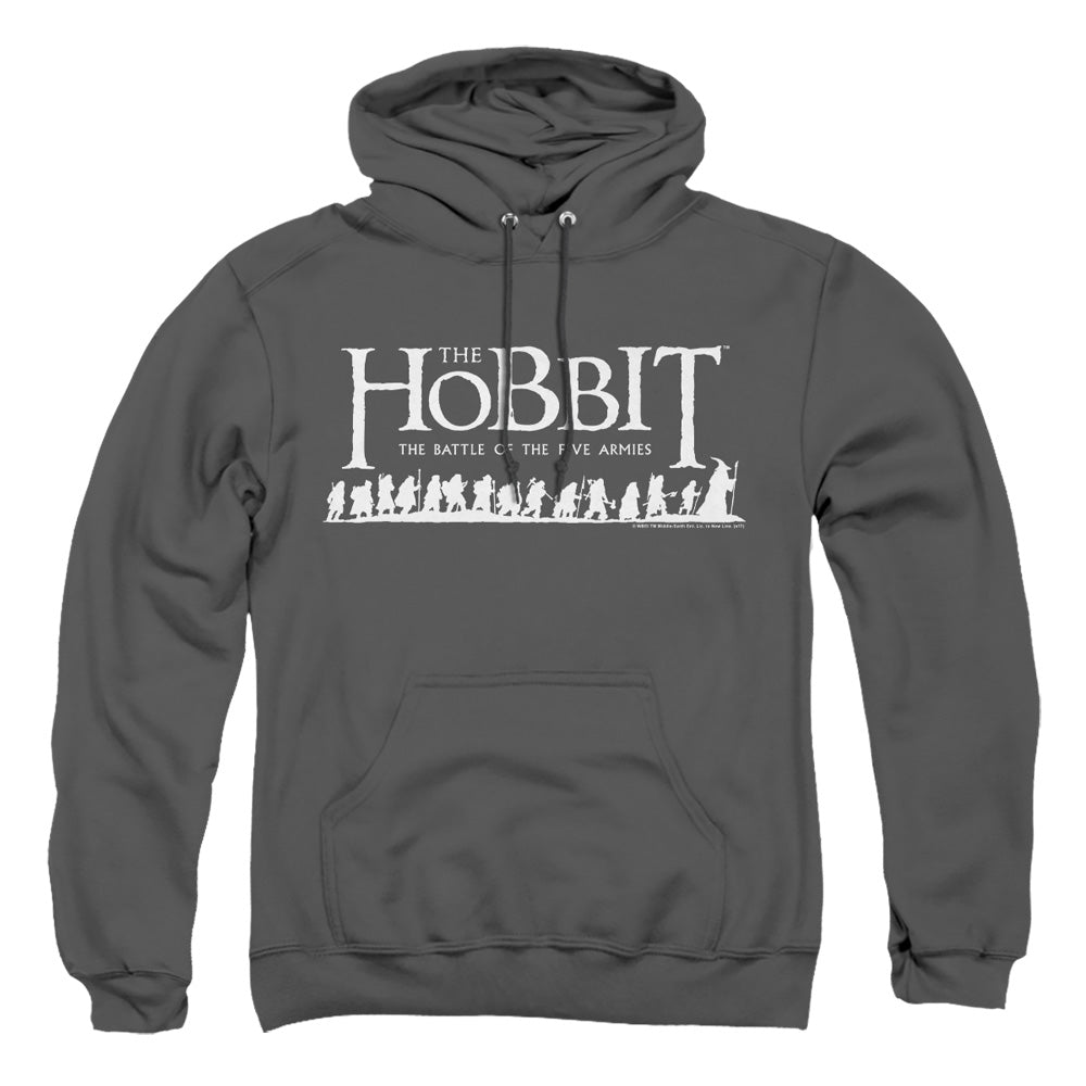 The Hobbit Walking Logo Men's Pull-Over 75 25 Poly Hoodie