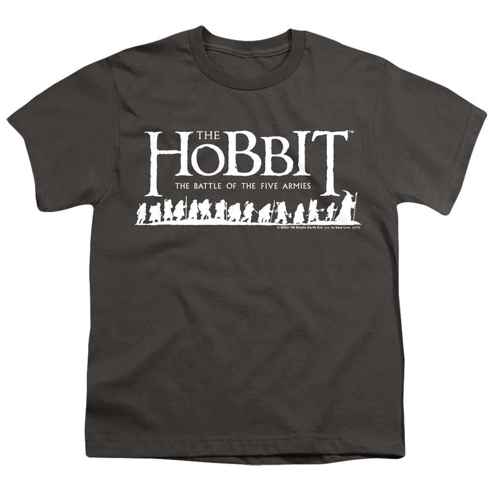The Hobbit Walking Logo Youth 18/1 100% Cotton Short-Sleeve T-Shirt