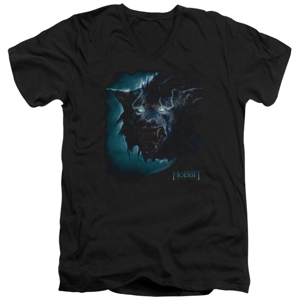 The Hobbit Warg Men's 30/1 Cotton Slim V-Neck T-Shirt