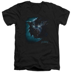 The Hobbit Warg Men's 30/1 Cotton Slim V-Neck T-Shirt