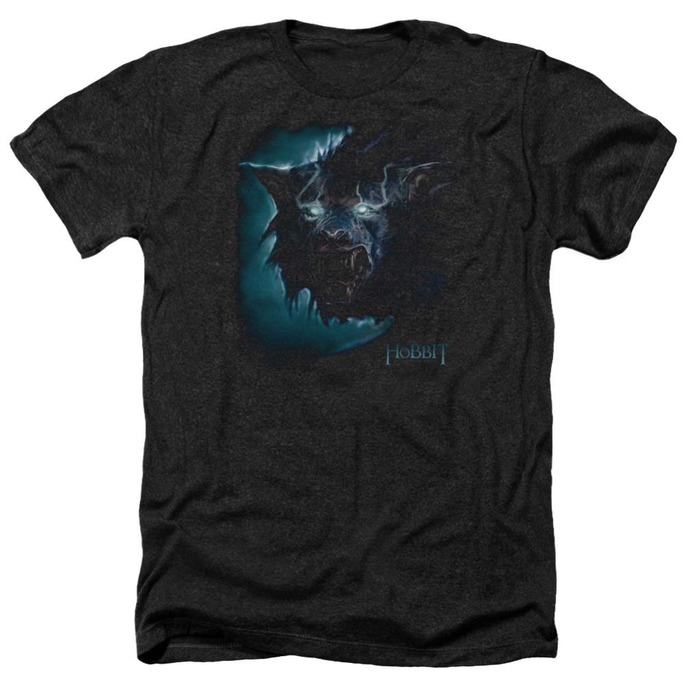 The Hobbit Warg Men's 30/1 Heather 60 40 Poly Short-Sleeve T-Shirt