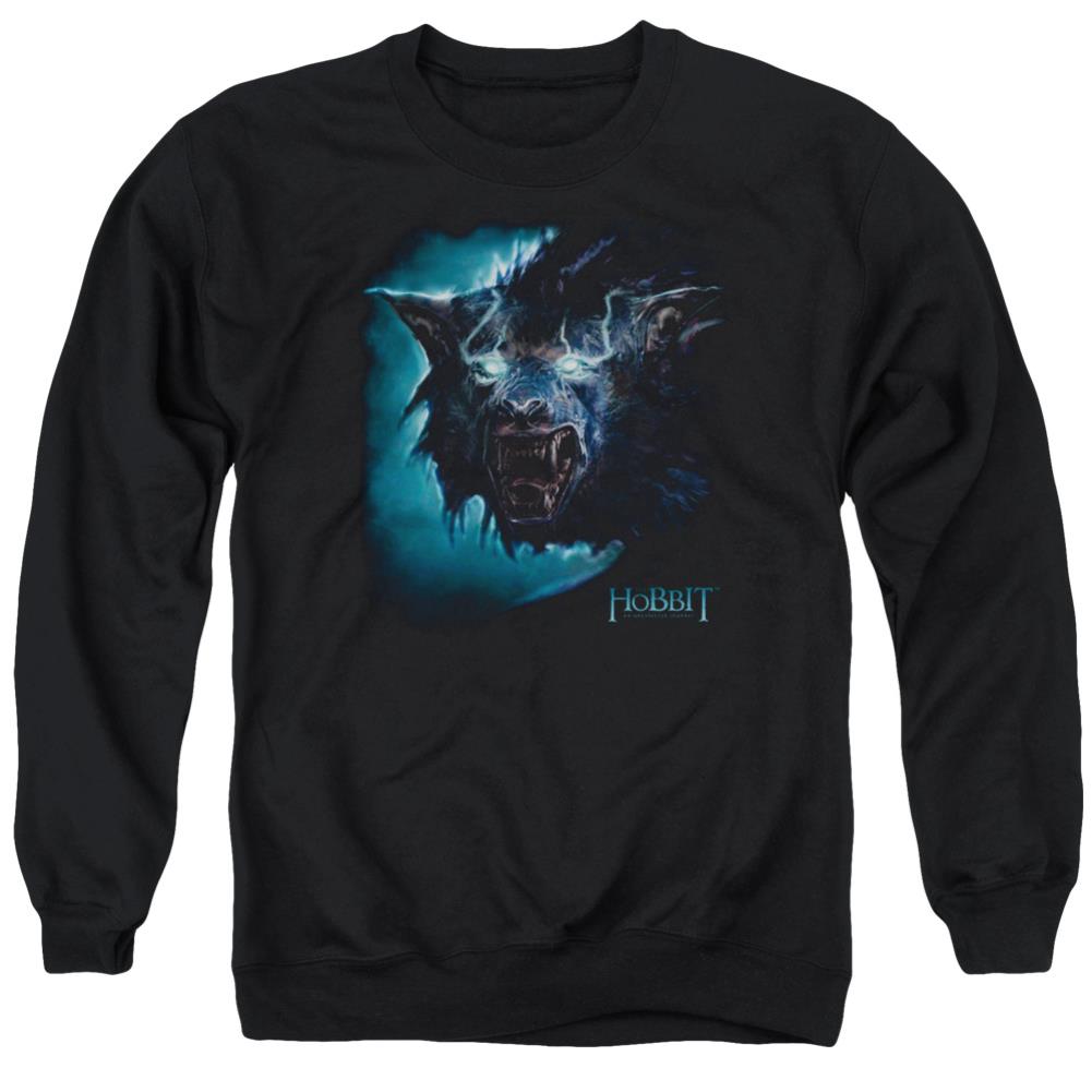 The Hobbit Warg Men's Crewneck 50 50 Poly Long-Sleeve T-Shirt