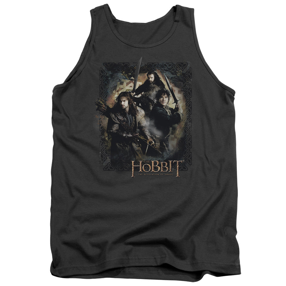 The Hobbit Weapons Drawn Men's 18/1 Cotton Tank Top