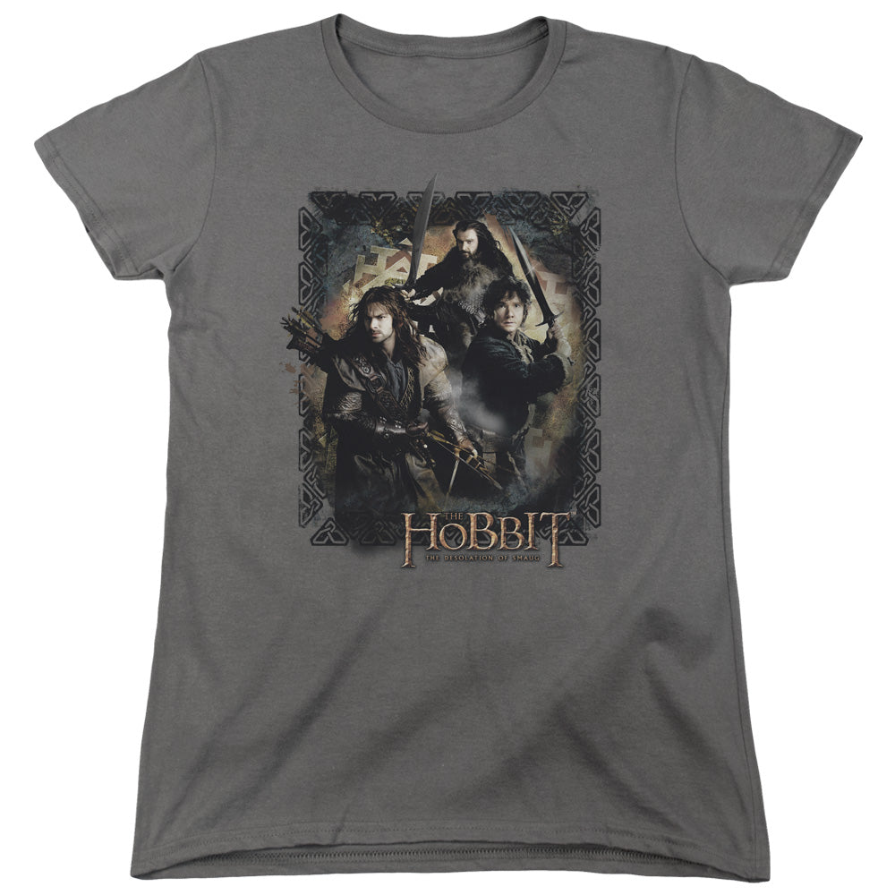 The Hobbit Weapons Drawn Women's 18/1 Cotton Short-Sleeve T-Shirt