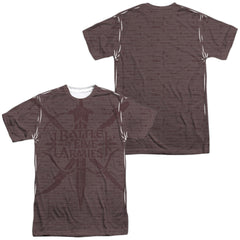 The Hobbit Weapons (Front/Back) Men's Regular Fit Polyester Short-Sleeve T-Shirt