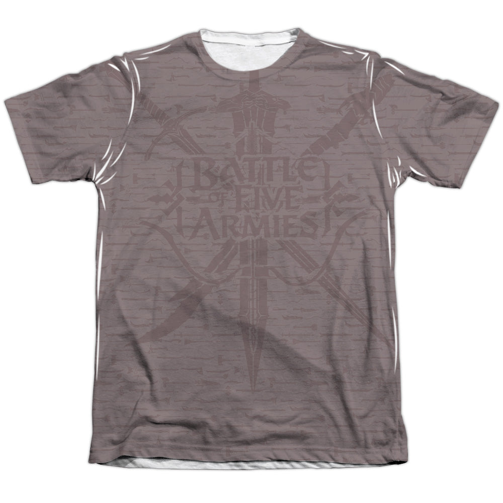 The Hobbit Weapons Men's Regular Fit Poly Cotton Short-Sleeve T-Shirt