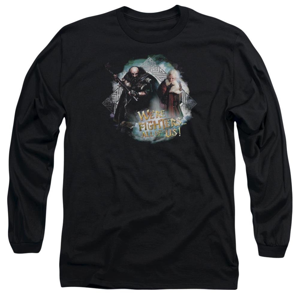 The Hobbit We're Fighters Men's 18/1 Cotton Long-Sleeve T-Shirt