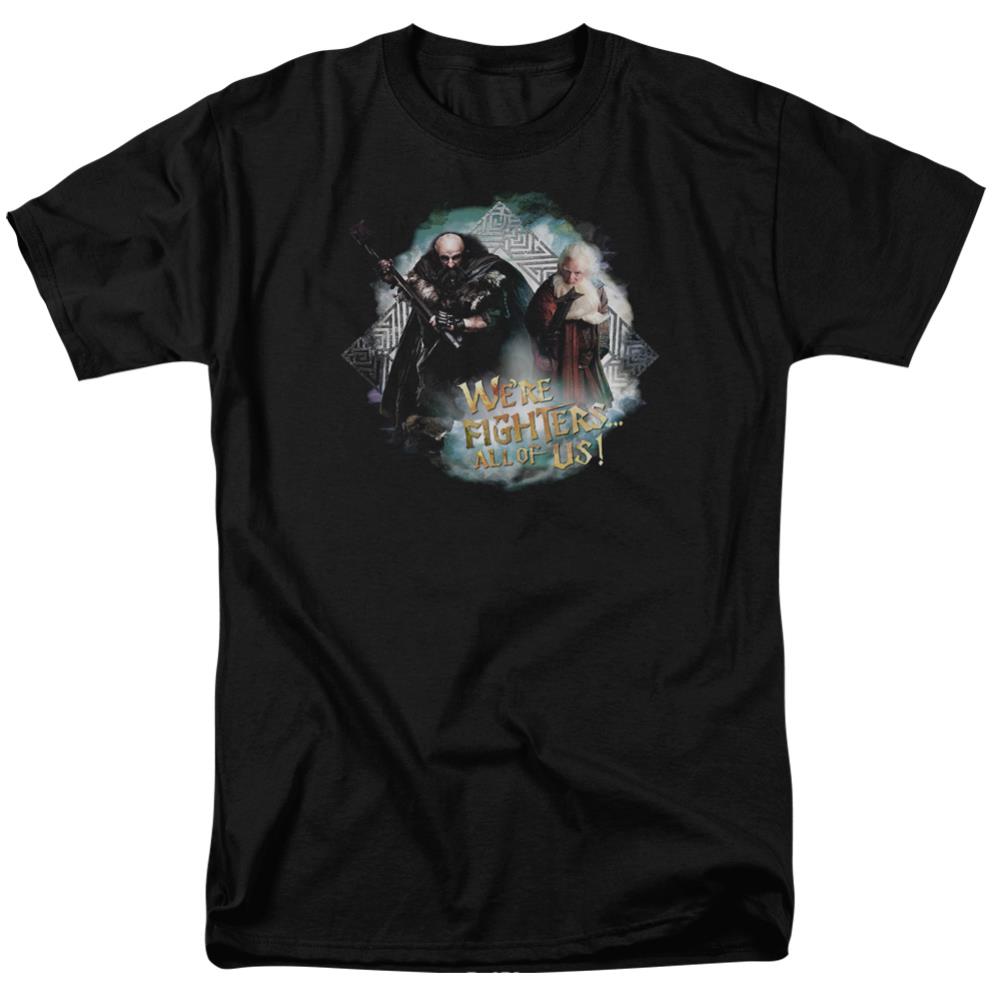 The Hobbit We're Fighters Men's 18/1 Cotton Short-Sleeve T-Shirt