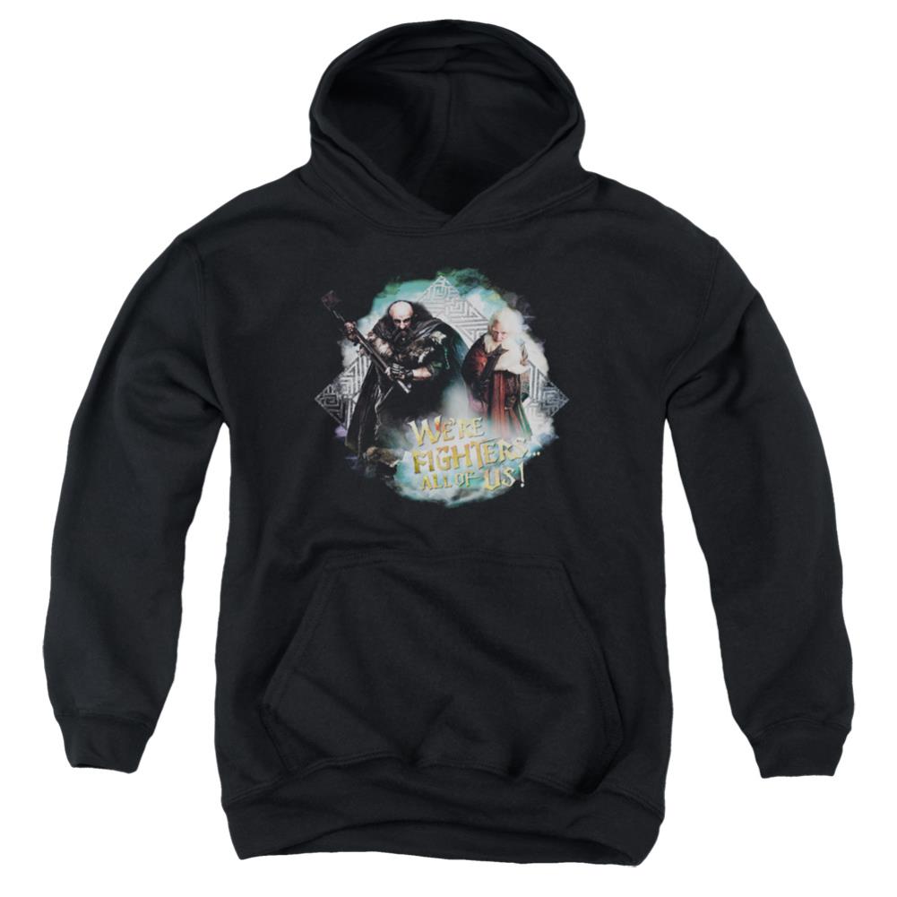 The Hobbit We're Fighters Youth Cotton Poly Pull-Over Hoodie