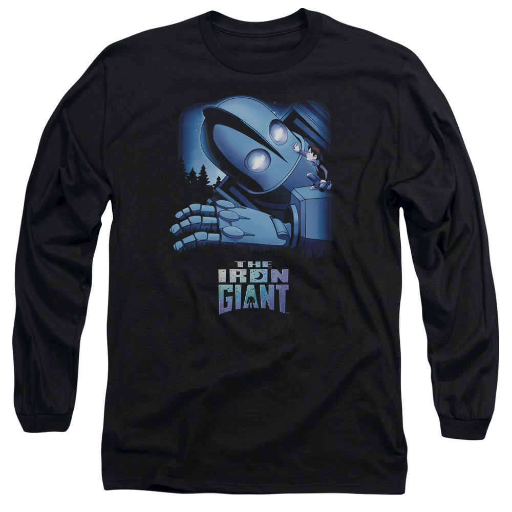 The Iron Giant Giant And Hogarth Men's 18/1 Cotton Long-Sleeve T-Shirt