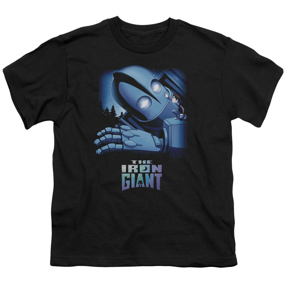 The Iron Giant Giant And Hogarth Youth 18/1 100% Cotton Short-Sleeve T-Shirt