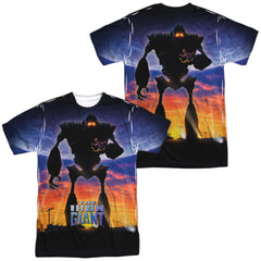 The Iron Giant Giant Poster Men's Regular Fit Polyester Short-Sleeve T-Shirt