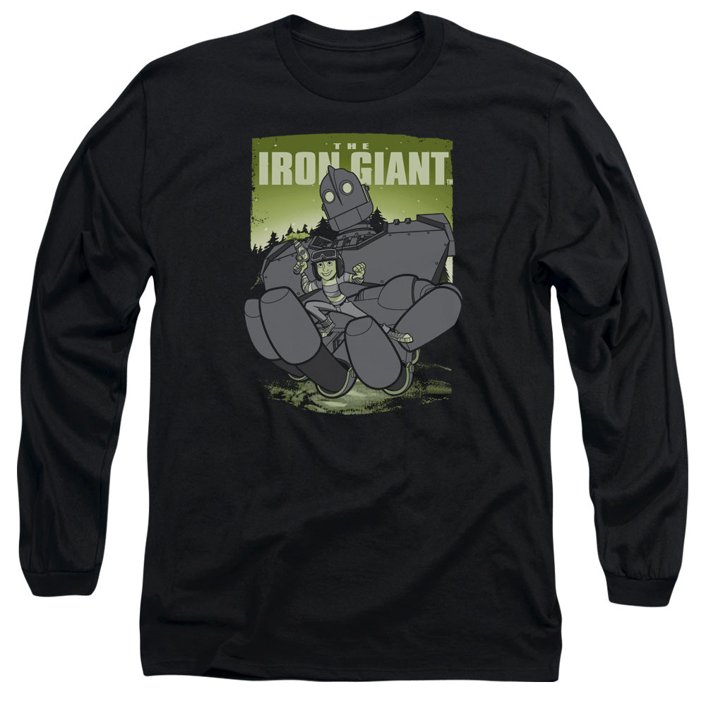 The Iron Giant Helping Hand Men's 18/1 Cotton Long-Sleeve T-Shirt