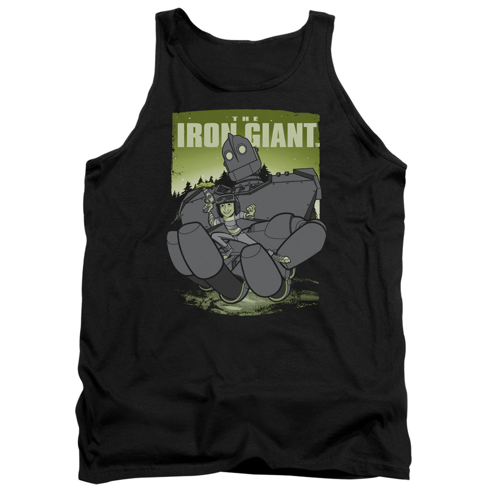 The Iron Giant Helping Hand Men's 18/1 Cotton Tank Top