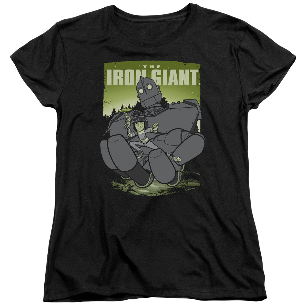 The Iron Giant Helping Hand Women's 18/1 Cotton Short-Sleeve T-Shirt