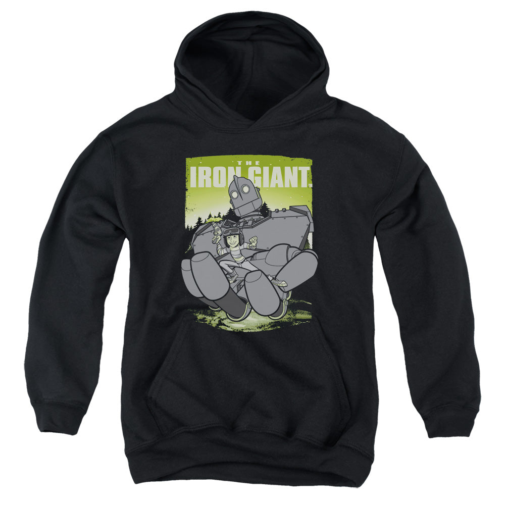 The Iron Giant Helping Hand Youth Cotton Poly Pull-Over Hoodie