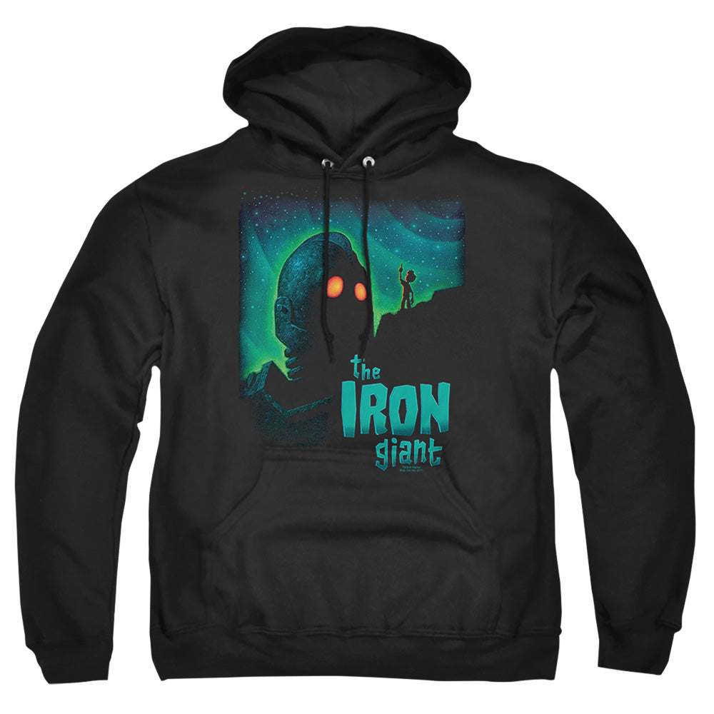 The Iron Giant Look To The Stars Men's Pull-Over 75 25 Poly Hoodie