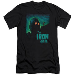 The Iron Giant Look To The Stars Men's Ultra-Soft 30/1 Cotton Slim Short-Sleeve T-Shirt