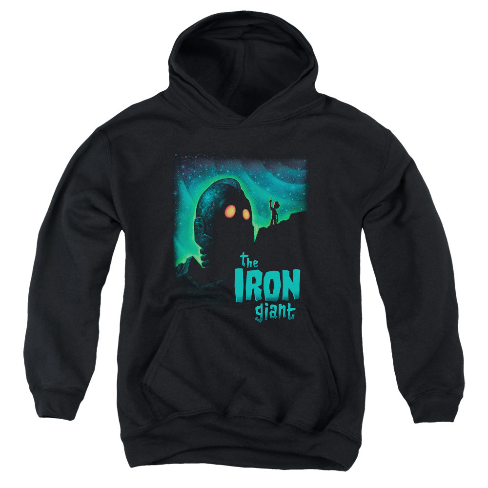 The Iron Giant Look To The Stars Youth Cotton Poly Pull-Over Hoodie