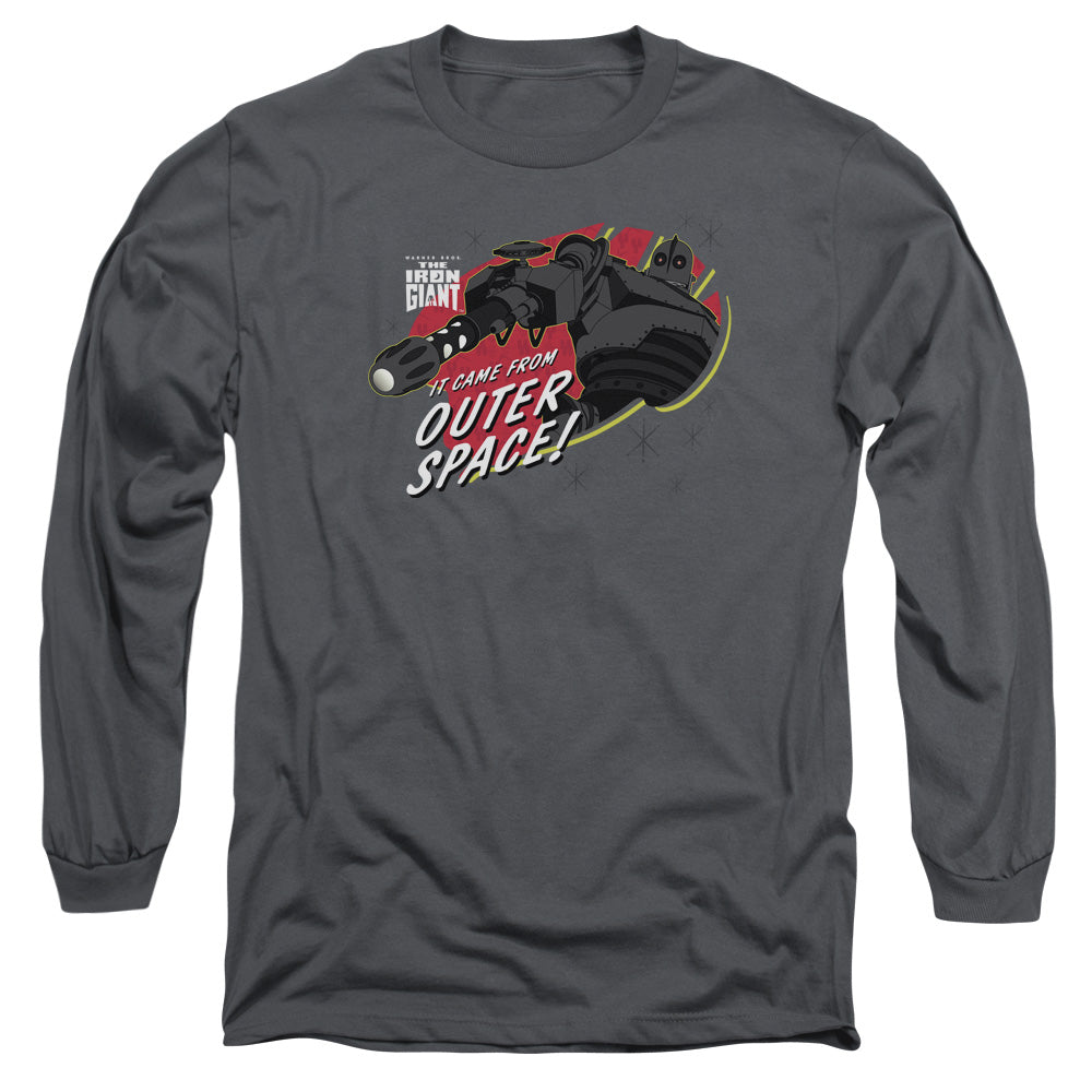 The Iron Giant Outer Space Men's 18/1 Cotton Long-Sleeve T-Shirt
