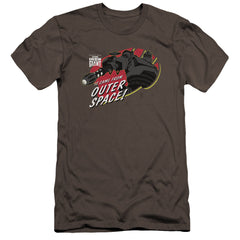 The Iron Giant Outer Space Men's Ultra-Soft 30/1 Cotton Slim Short-Sleeve T-Shirt