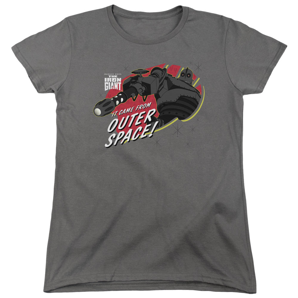 The Iron Giant Outer Space Women's 18/1 Cotton Short-Sleeve T-Shirt
