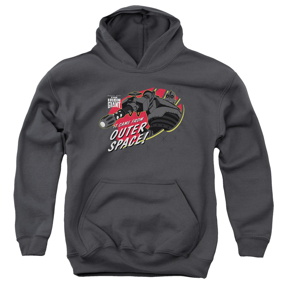 The Iron Giant Outer Space Youth Cotton Poly Pull-Over Hoodie
