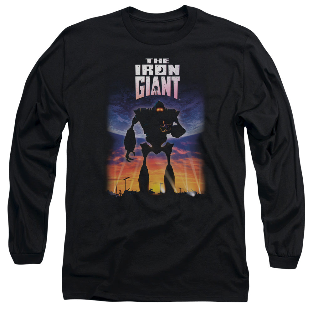 The Iron Giant Poster Men's 18/1 Cotton Long-Sleeve T-Shirt