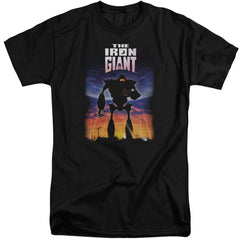 The Iron Giant Poster Men's 18/1 Tall Cotton Short-Sleeve T-Shirt