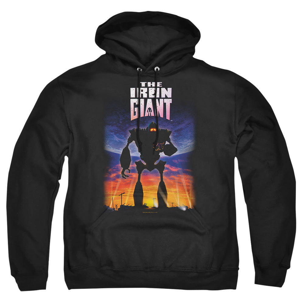 The Iron Giant Poster Men's Pull-Over 75 25 Poly Hoodie