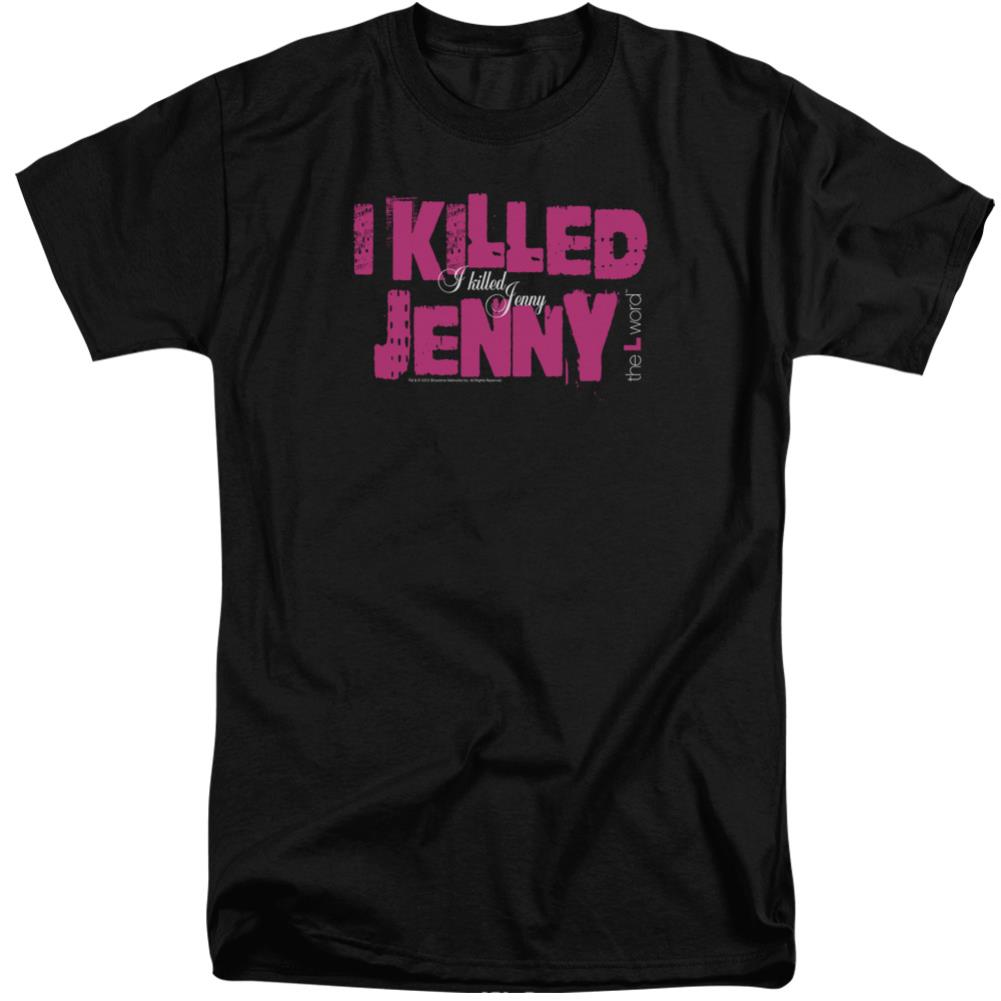 The L Word I Killed Jenny Men's 18/1 Tall Cotton Short-Sleeve T-Shirt