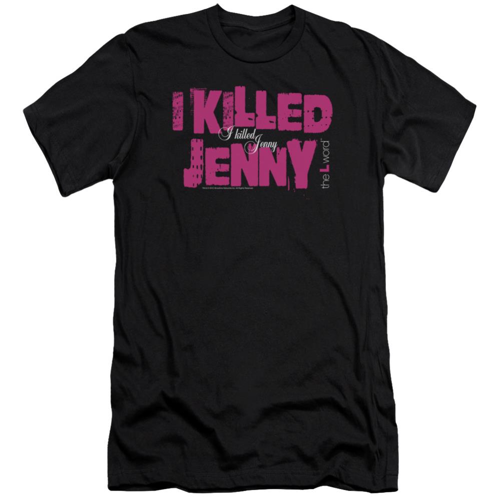 The L Word I Killed Jenny Men's Ultra-Soft 30/1 Cotton Slim Short-Sleeve T-Shirt