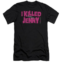 The L Word I Killed Jenny Men's Ultra-Soft 30/1 Cotton Slim Short-Sleeve T-Shirt