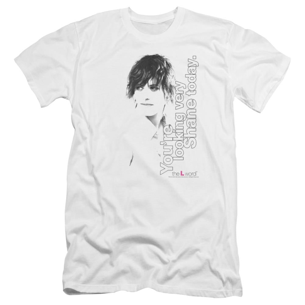 The L Word Looking Shane Today Men's Ultra-Soft 30/1 Cotton Slim Short-Sleeve T-Shirt