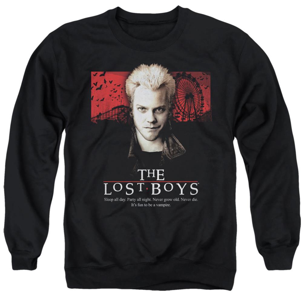 The Lost Boys Be One Of Us Men's Crewneck 50 50 Poly Long-Sleeve T-Shirt