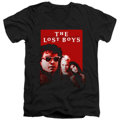 The Lost Boys Michael David Star Men's 30/1 Cotton Slim V-Neck T-Shirt