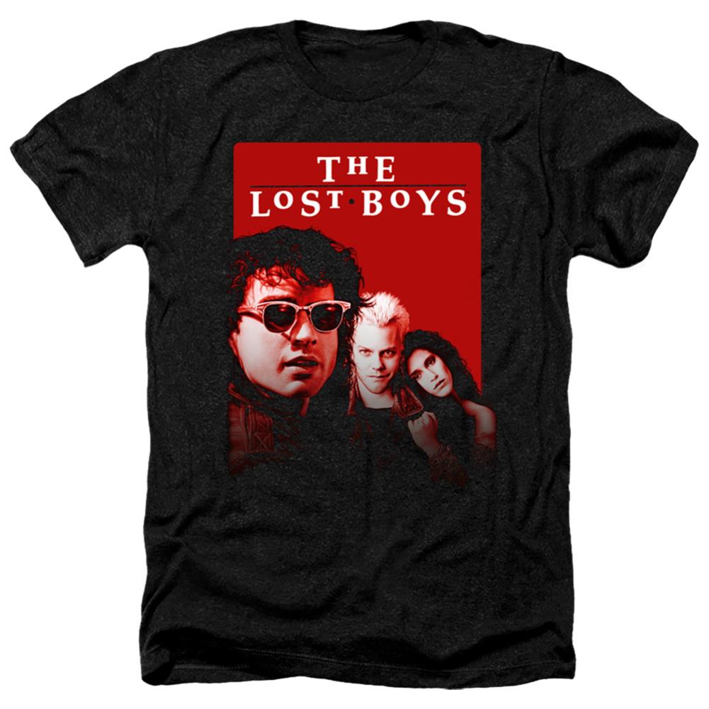 The Lost Boys Michael David Star Men's 30/1 Heather 60 40 Poly Short-Sleeve T-Shirt