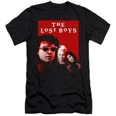 The Lost Boys Michael David Star Men's Ultra-Soft 30/1 Cotton Slim Short-Sleeve T-Shirt