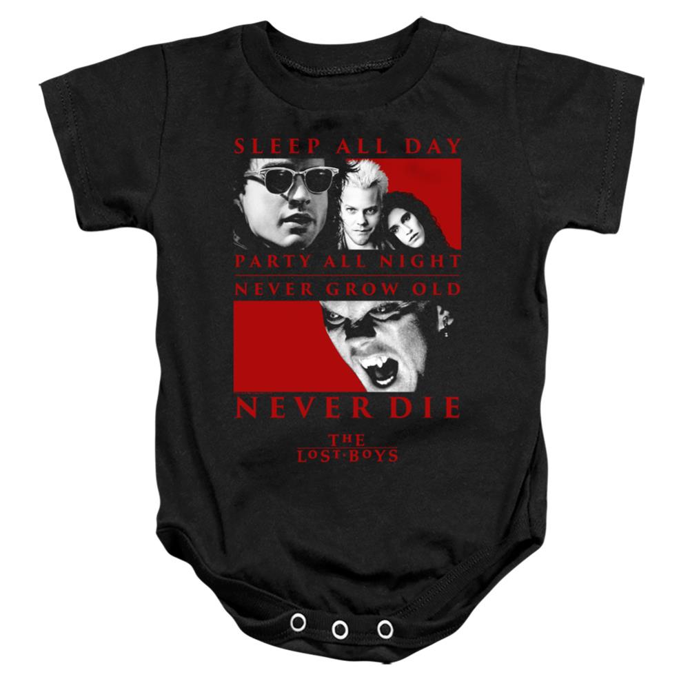 The Lost Boys Never Die Infant's Cotton SS Snapsuit