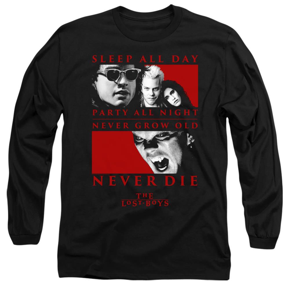 The Lost Boys Never Die Men's 18/1 Cotton Long-Sleeve T-Shirt