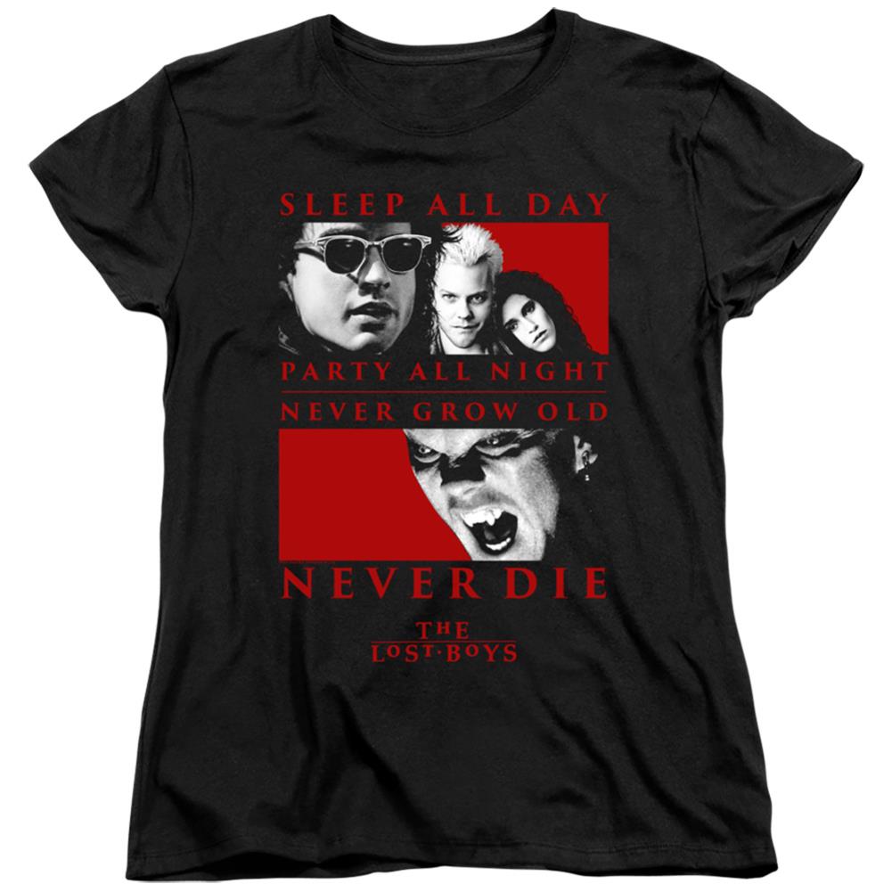 The Lost Boys Never Die Women's 18/1 Cotton Short-Sleeve T-Shirt