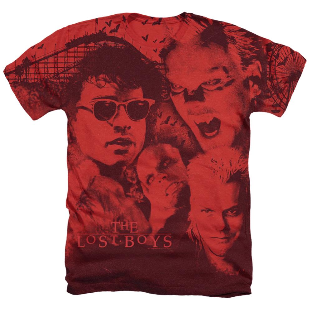 The Lost Boys Struggle Men's 30/1 Cotton Poly SS Heather T
