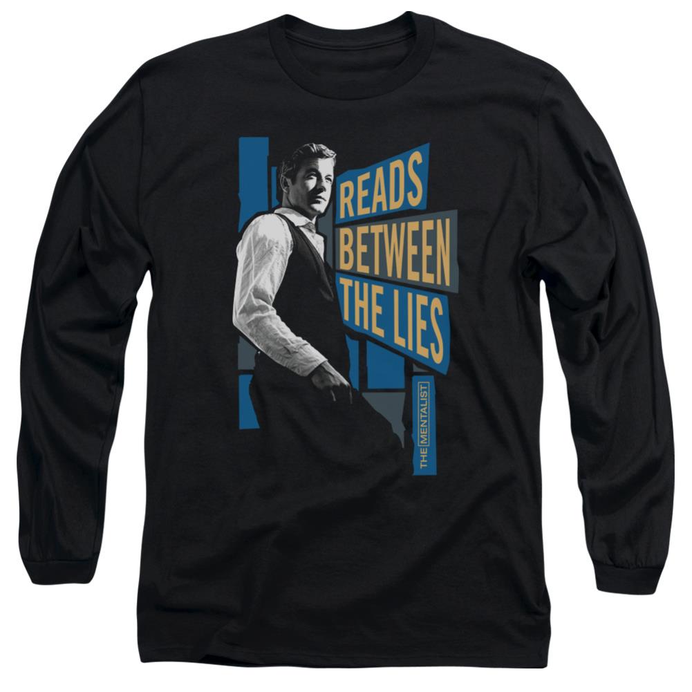 The Mentalist Between The Lies Men's 18/1 Cotton Long-Sleeve T-Shirt