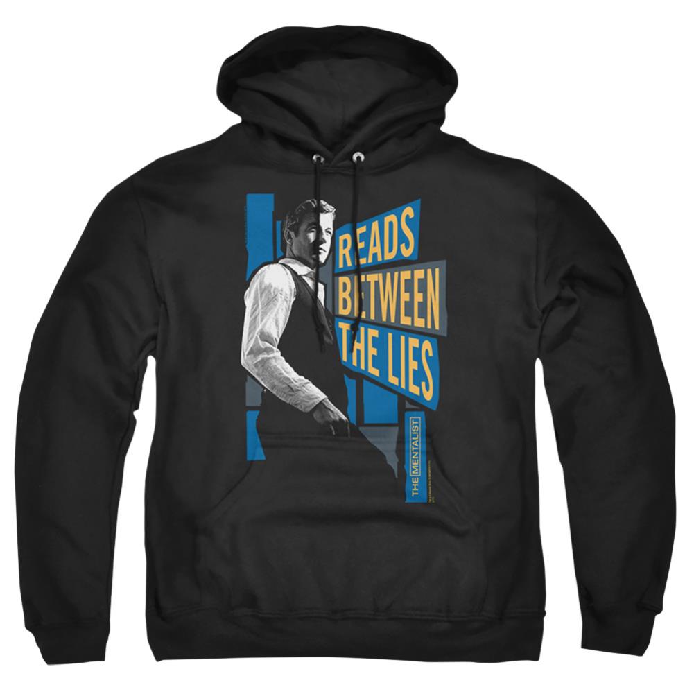 The Mentalist Between The Lies Men's Pull-Over 75 25 Poly Hoodie