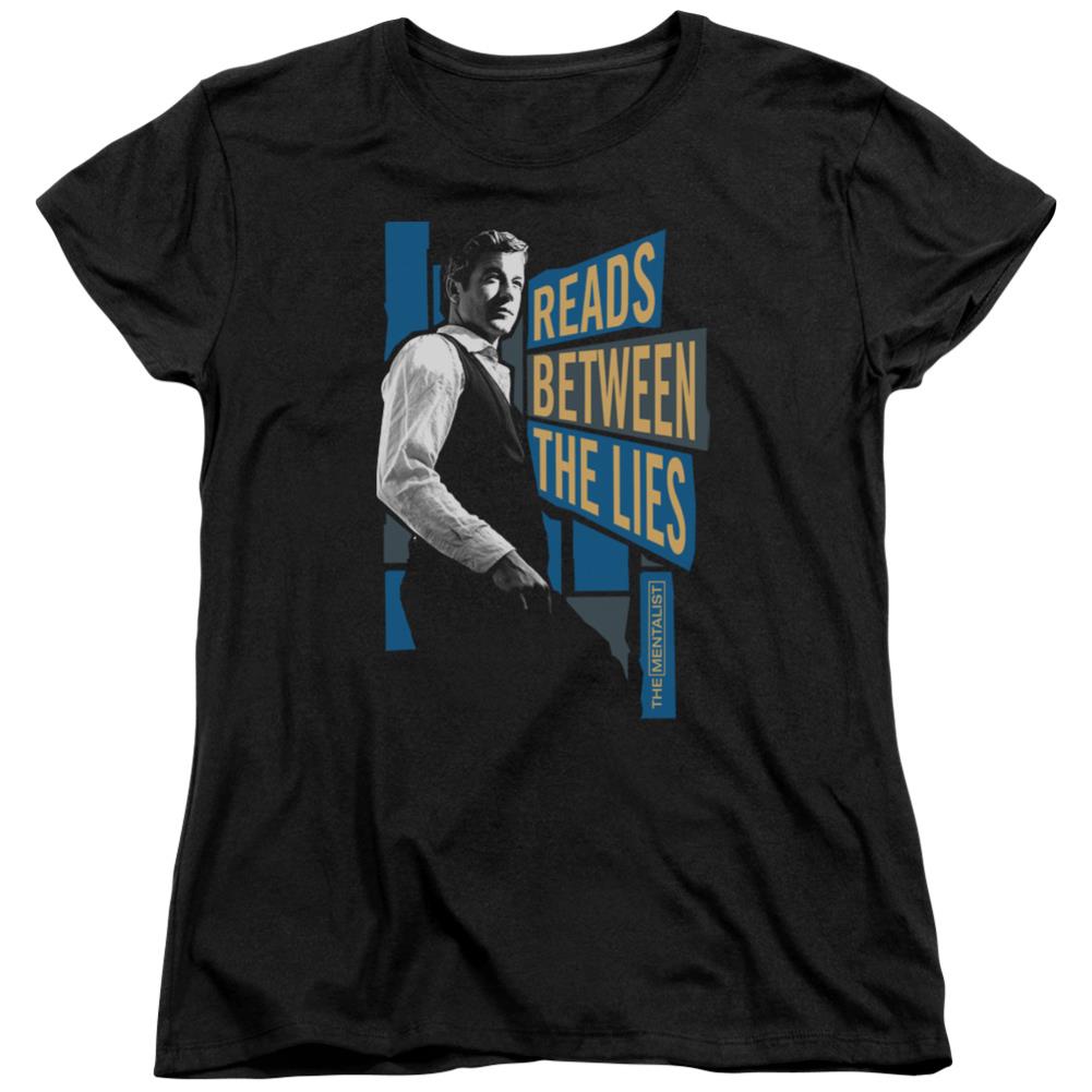 The Mentalist Between The Lies Women's 18/1 Cotton Short-Sleeve T-Shirt