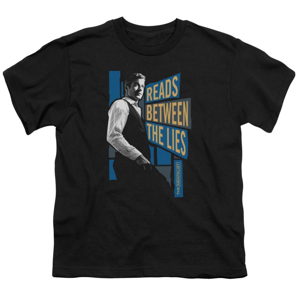 The Mentalist Between The Lies Youth 18/1 100% Cotton Short-Sleeve T-Shirt