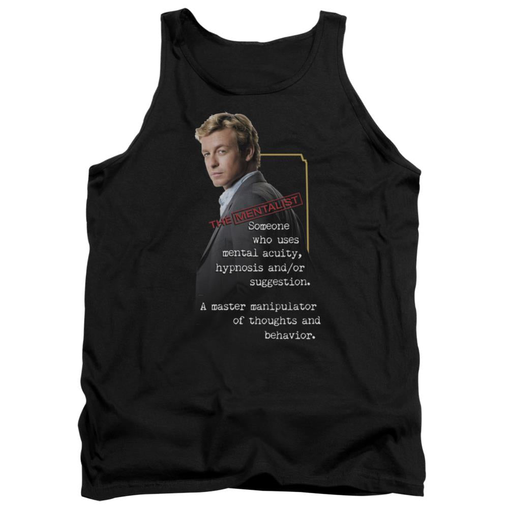 The Mentalist Definition Men's 18/1 Cotton Tank Top