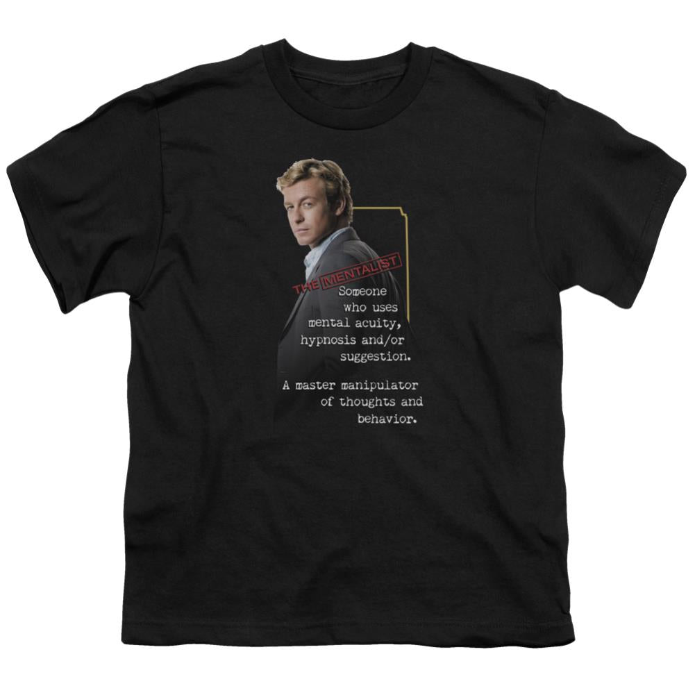 The Mentalist Definition Youth 18/1 100% Cotton Short-Sleeve T-Shirt